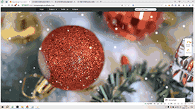 圣诞节雪花效果